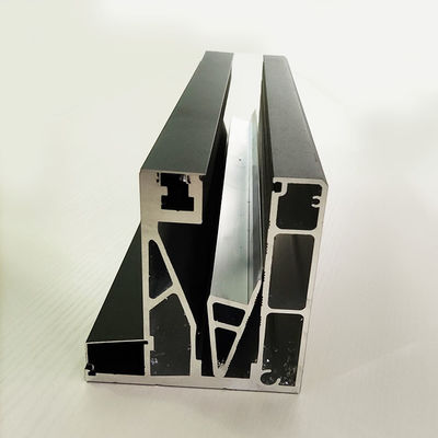 Moderne aluminium U-kanaal glazen balkonrail