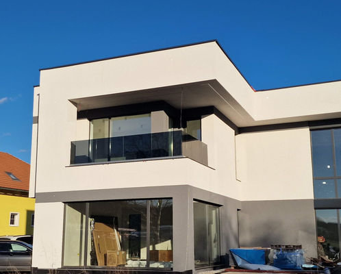 Op maat gemaakte gladde glazen balustrade, stofdicht en makkelijk schoon te maken