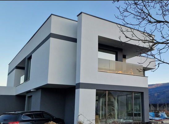 Op maat gemaakte gladde glazen balustrade, stofdicht en makkelijk schoon te maken