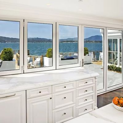 Temperatuurcontrole Geluidsisolatie Vensters met aanpasbare glasdikte Aluminium-roestvrij staal-glas