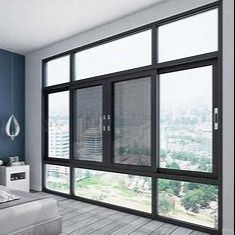 Isolatietype Dubbelglas gehard glazen schuifruimte voor wind- en regenweerstand