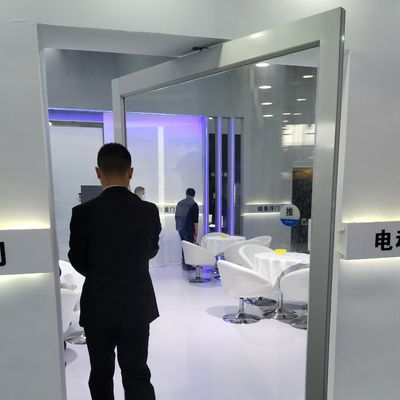 Aluminium frame Luxury Design Laminated Tempered Glass Pivot voordeur in aangepaste maten voor enkel- en dubbelglas type