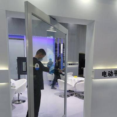 Aluminium frame Luxury Design Laminated Tempered Glass Pivot voordeur in aangepaste maten voor enkel- en dubbelglas type