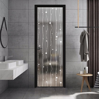 Slaapkamer Dubbel gehard glas Aluminium raam Glas deur met poeder coating oppervlak afwerking