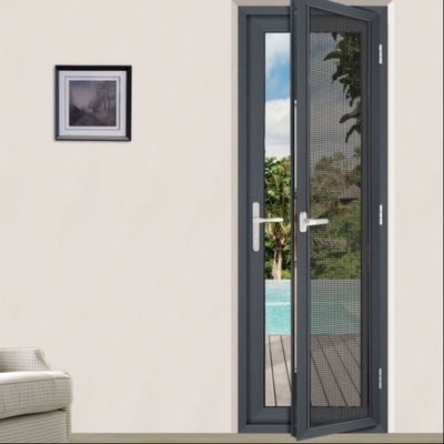 Aluminium dubbele glazen schommeldeur winkel voorzijde Aluminium dubbele scharnieren deuren