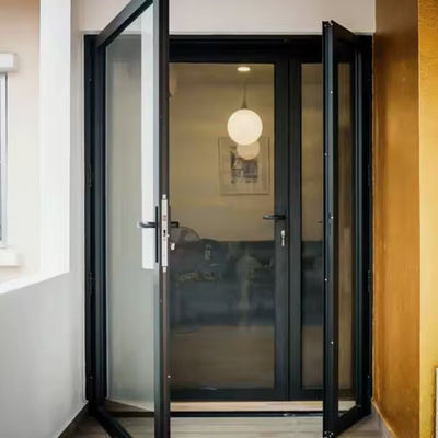 Poedergecoate aluminium schommeldeur Y/N sloten Sleutels Handmatig/Automatisch openen voor bouwmachines