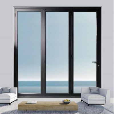 Aanpasbare afmetingen Aluminium tweevoudige buitendeuren Duurzame multi-paneel thermische isolatie