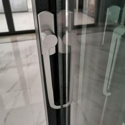 Aanpasbare afmetingen Aluminium tweevoudige buitendeuren Duurzame multi-paneel thermische isolatie