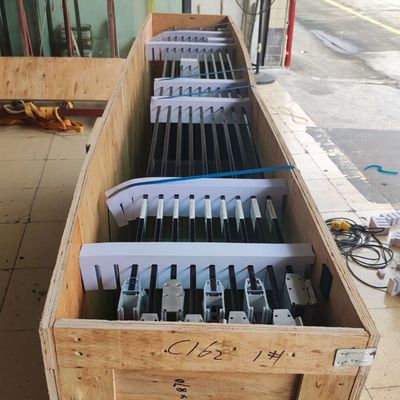 Aanpasbare afmetingen Aluminium tweevoudige buitendeuren Duurzame multi-paneel thermische isolatie