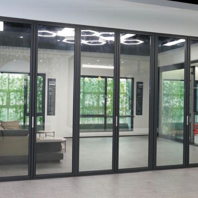 Op maat gemaakte waterdichte aluminium raam tweevoudige deuren met hoge duurzaamheid en energie-efficiëntie