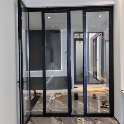 Slimline Aluminium Bifold Doors Indoor Balkon Opvouwbaar Schuifontwerp Bi-Fold Aluminium Glasdeur