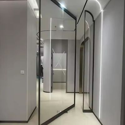 Aluminium raam glazen draaideur met EPDM rubber afdichting strip voor klanttevredenheid