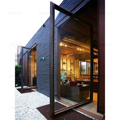 Aluminium raam glazen draaideur met EPDM rubber afdichting strip voor klanttevredenheid