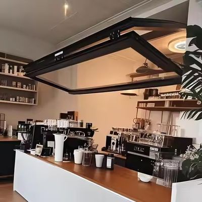 Aluminium opvouwbare ramen met geluidsisolatie Dubbelglas en solide gehard glas