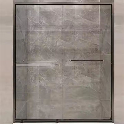 Frameless Design Gemakkelijk te installeren 8mm Double Glass Schuifdeur