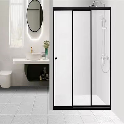 Frameless Design Gemakkelijk te installeren 8mm Double Glass Schuifdeur