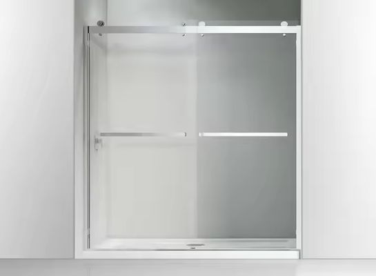Aluminium binnenste badkamer deurkasten Aluminium douche scheidingswand met gehard glas