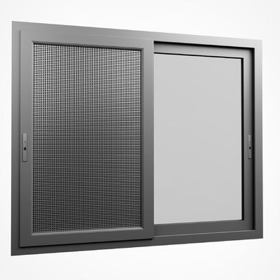 Dubbel Glas Horizontale Geluiddichte Warmte-isolerende Commerciële Aluminium Schuiframen