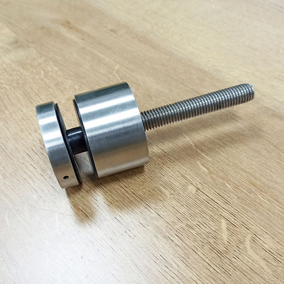 Verstelbaar roestvrij staal 304/316 Standoff glasrailing systeem met 30 mm / 42,4 mm diameter voor 8-12 mm glas