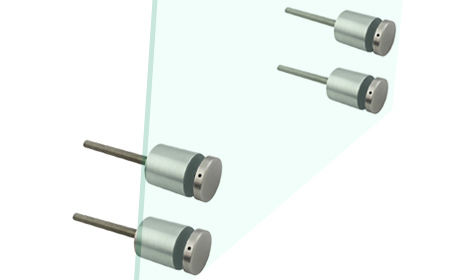 Roestvrijstalen afstandhouders paneelhouder bouten hardware voor buitentrappen balkon