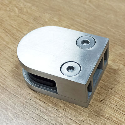 Frameless gehard glas paneel Trappenrail verstelbaar ontwerp boog Grip Klem 304 316 Fitting