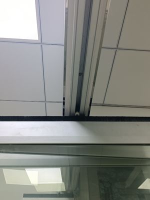 Typhoonbestendige gehard glas tweevoudige deur hoge beveiliging aanpasbaar