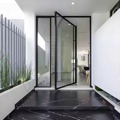 Aluminium raam glazen draaideur met EPDM rubber afdichting strip voor klanttevredenheid