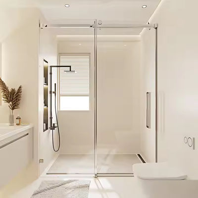 Hotel Aanpasbaar Schuifgeluid Gehard Glas Douche Kabine Douche Behuizing Schuifdeur