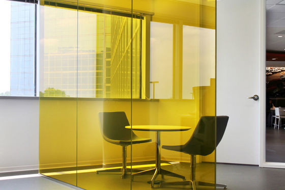 Volledige weergave Frameless Transparent Glass Partition Wall voor kantoor, huis, werkplaats